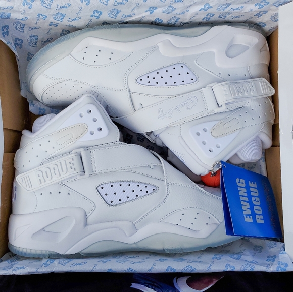 Patrick Ewing - NEW in box - Rogue - Tooth fairy/Ice/Whiteout - High top sneaker - Picture 7 of 10